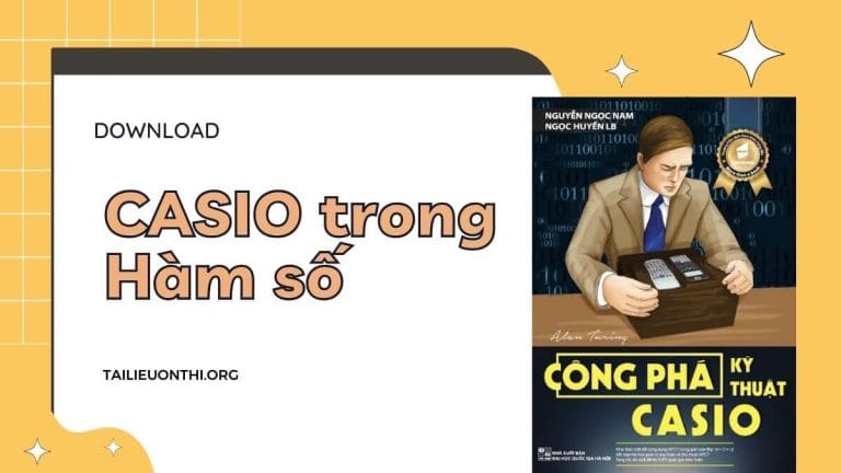 Hướng dẫn sử dụng Casio trong Hàm số – Ngọc Huyền LB
