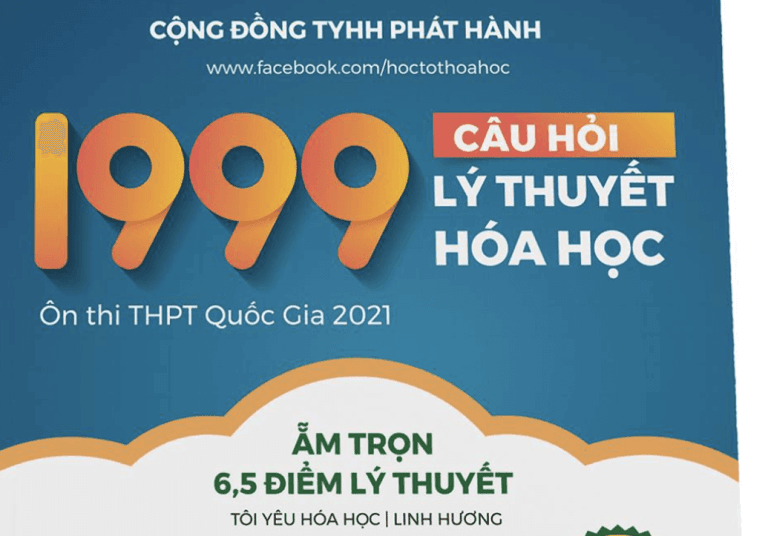 Ebook 1999 câu hỏi lý thuyết hóa học – Tôi yêu hóa học
