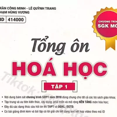 PDF sách tổng ôn hóa học tập 1 (chương trình mới)