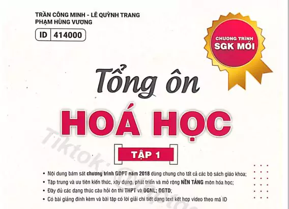 PDF sách tổng ôn hóa học tập 1 (chương trình mới)