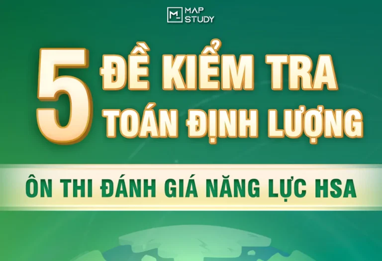 5 đề kiểm tra toán định lượng HSA kèm đáp án