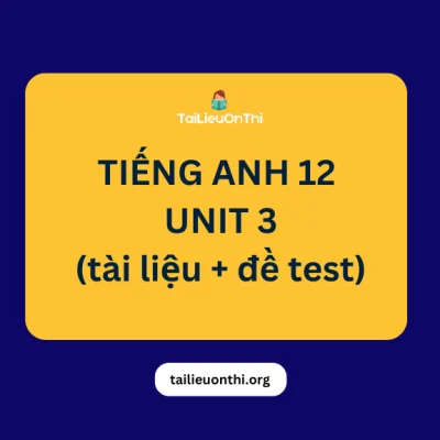 Tài liệu tiếng anh 12 Unit 3: Green Living