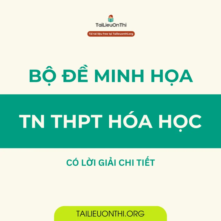Bộ 60+ đề thi thử TN THPT 2025 môn Hóa học các trường sở