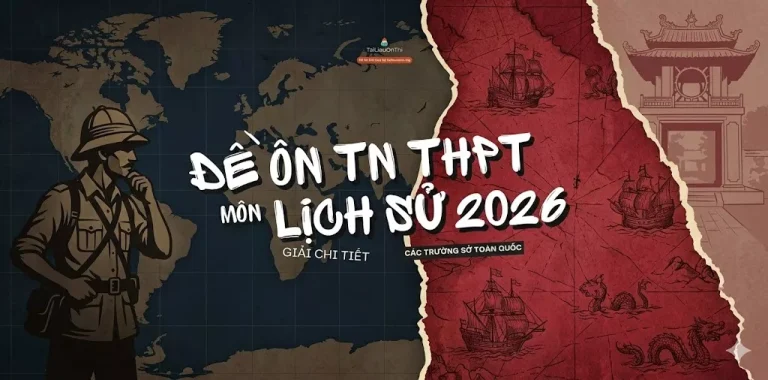 Bộ đề ôn thi Tốt nghiệp THPT Lịch sử 2026 các trường sở