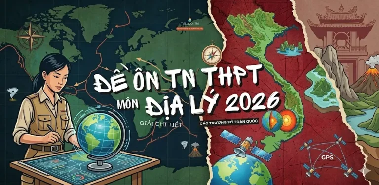 Bộ đề ôn thi Tốt nghiệp THPT môn Địa lý 2026 các trường sở