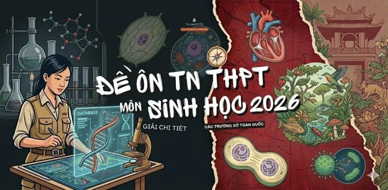 Bộ đề ôn thi Tốt nghiệp THPT môn Sinh học 2026 các trường sở